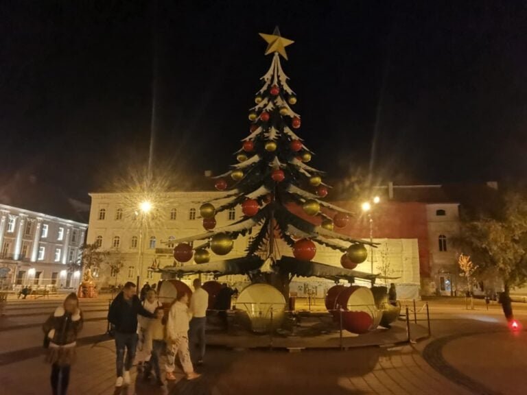 Oraşul care şi-a enervat locuitorii după ce a instalat brad din tablă